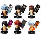 Bandai Gintama Silver Soul 1/6 Mask Collection Head Statue (set of 6)