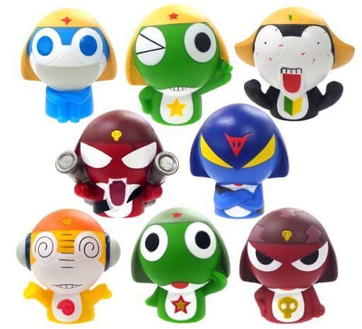 Bandai Sergeant Keroro Gunso Let's Go! finger puppets Kids 2 (set of 8)