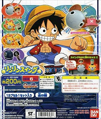 Bandai From TV animation One Piece Ringing Figure Swing (set of 5)
