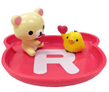 Kabaya Rilakkuma Relax Bear Heart Collection mini Trinker Box & Tray (set of 4)