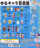 Bandai Yuru Chara Yuru Chara Bean Encyclopedia Mascot blue ver. (set of 5)