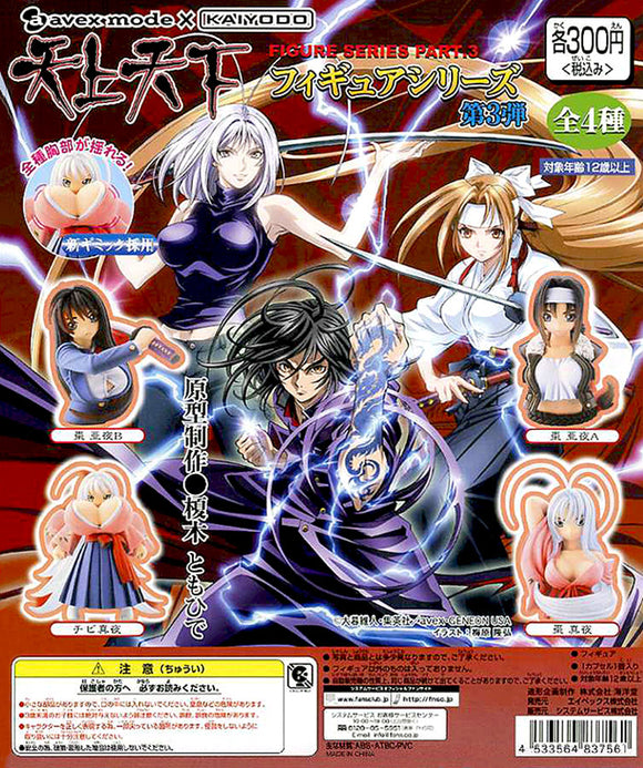 Koro Koro Avex Mode x Kaiyodo Tenjho Tenge Bust Model Part 3 (set of 4)