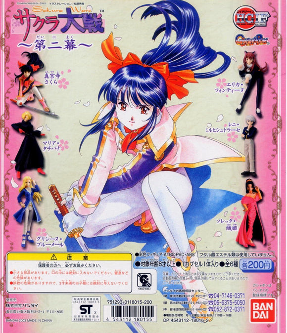 Bandai HGIF Sakura Wars girl gashapon figure ~Act 2~ (set of 6)