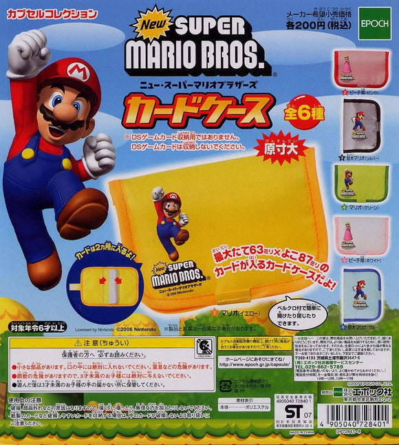 EPOCH Nintendo New Super Mario Bros. fabric Card case (set of 6)