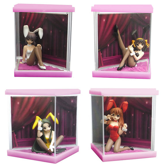 Bandai figure Meister Melancholy of Haruhi Suzumiya Half Prism (set of 4)