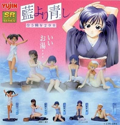 Takara TOMY Yujin SR Ai Yori Aoshi Bluer Than Indigo figure (set of 5)