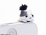 Niconico Nekomura Hitoko Cute cat 3.5mm earphone jack plug Port dust cover