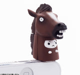 Niconico Nekomura Hitoko Cute cat 3.5mm earphone jack plug Port dust cover