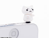 Niconico Nekomura Hitoko Cute cat 3.5mm earphone jack plug Port dust cover