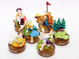 Kaiyodo Family Mart Exclusive Heidi Girl of the Alps Bottle Cap figure (set of 6)