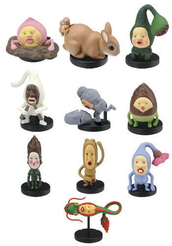 Kabaya Kobito-Dukan Dwarf encyclopedia character figure 8 (set of 10)