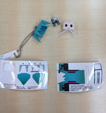 Takara TOMY Vocaloid Hatsune Miku Graphig Mascot Charm 1 (set of 5)