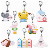 Takara TOMY Yujin NHK Pants Pankuro Zipper figure Mascot (set of 8)