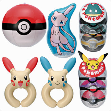 Yujin Pokemon Pocket Monster Fuwa Poke Jumbo Inflatable Toy (set of 6)