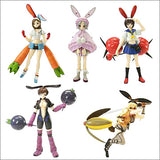 Takara TOMY Yujin SR Getsumento Heiki Mina figure Collection (set of 5)