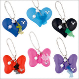 Yujin Disney Characters Large Ribbon & Heart Bag Charm (set of 6)