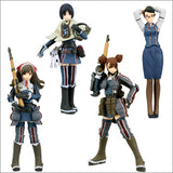 Yujin SR SEGA RPG Valkyria Chronicles military girl figure (set of 5)