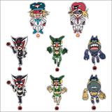 Takara TOMY Yujin Yattaman figure Frill & Waving Mascot (set of 8)