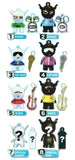 Bandai Andy Lau ANDOX & BOX Mighty Muggs figure strap ver 2 (set of 8)