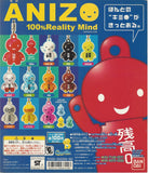 Bandai AZINO 100% Reality Mind communication figure Mobile phone strap
