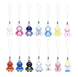 Bandai ANIZO 100% Reality Mind communication figure strap 5 (set of 12)