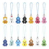 Bandai ANIZO 100% Reality Mind Mood figure Phone strap 7 (set of 14)