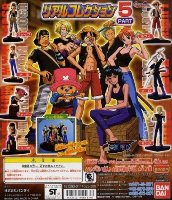 Bandai From TV animation ONE PIECE Real figure Collection 5 (set of 7)