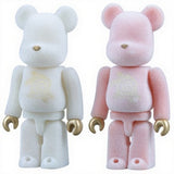 Medicom Bearbrick Christmas 2008 flocked & glow in the dark figure set