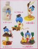 F-toys Binchotan Binchou-tan Figure Netsuke Strap (set of 6)