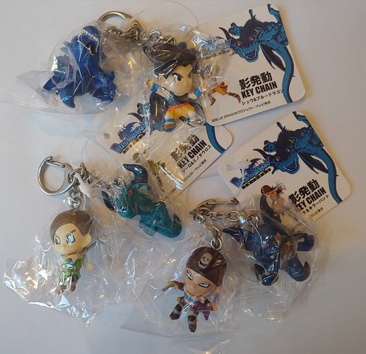 Iwaya Blue Dragon Character figure & Shadow activation keychain set