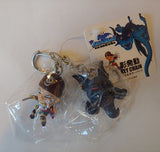 Iwaya Blue Dragon Character figure & Shadow activation keychain set