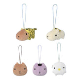 Bandai TRYWORKS Kapibara-san Capybara Fluffy Cleaner 2010 Zodiac Tiger Style (set of 5)