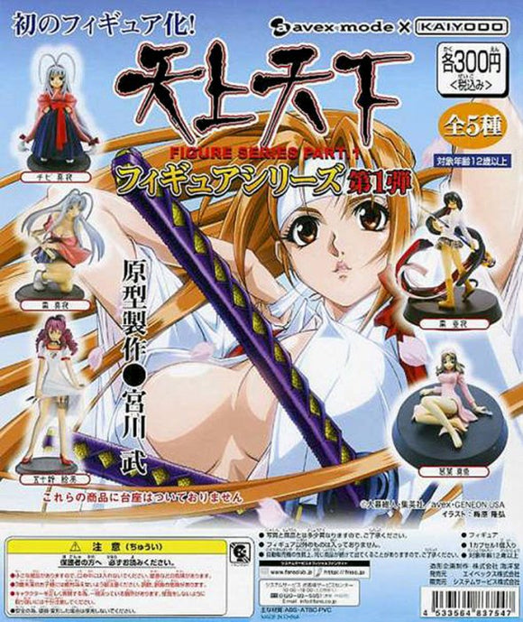 Koro Koro Avex Mode x Kaiyodo Tenjho Tenge figure Part 1 (set of 5)