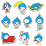 Epoch Daikin Pichon-kun figure soft jelly gummy stickers (set of 10)