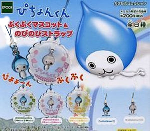 Epoch Daikin Pichon-kun figure Fukufuku Mascot & Phone Strap (set of 5)