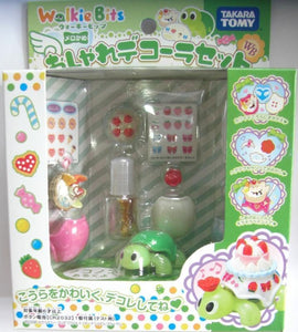 Takara TOMY Walkie bits Fashionable turtle Oshare decora dress up Set