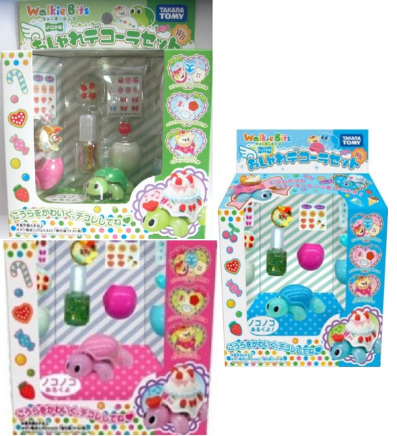Takara TOMY Walkie bits Fashionable turtle Oshare decora dress up Set