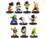 Bandai Dragon Ball Z Deformation FSaiyan Invasion Arc Chibi figure (set of 10)