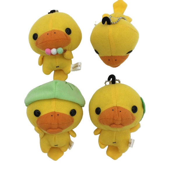 Kabaya San-X Kamo no Hashi Kamonohashi Duck Plush doll (set of 4)