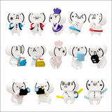 Takara TOMY Yujin Emoticons Kaomoji-kun in Akihabara DX emoji phone strap (set of 14)