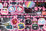 Bandai Emoticons Metakawa Deco Letter Rubber Emoji Key Cover (set of 8)