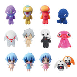 Megahouse Petit Chara Fortune Neon Genesis Evangelion figure Mascot Petit Eva Angel MIX Fortune Telling ver(set of 12)