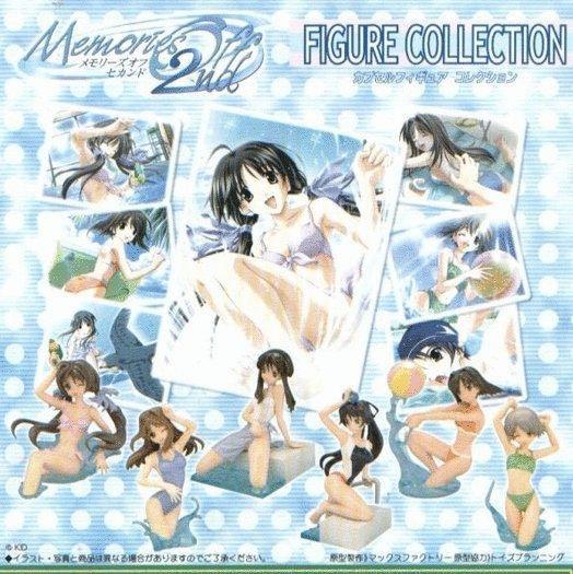 Exhaust KID Memories Off 2nd swimsuit girl gashapon figure (set of 6)