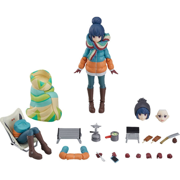 Max Factory figma 551-DX Yurucamp Laid-Back Camp Rin Shima DX Edition
