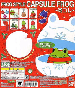 Bandai Frog Style Collection Mascot Winter Christmas X'mas (set of 6)