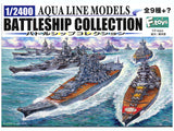 F-toys 1/2400 WWII Aqua Line Models Battleship Collection (set of 10)