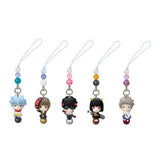 Bandai Gintama Silver Soul character figure Bead Mascot 2 (set of 5)