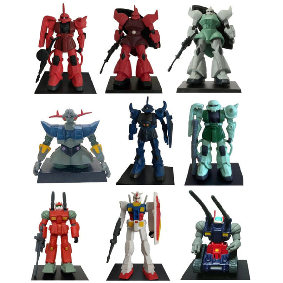 Banpresto 1998 Mobile Suit Gundam Vinyl figure Collection SP (set of 9)