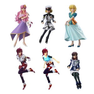Bandai Mobile Suit Gundam Seed Heroines girl figure Part 7 (set of 6)