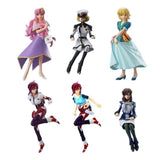 Bandai Mobile Suit Gundam Seed Heroines girl figure Part 7 (set of 6)